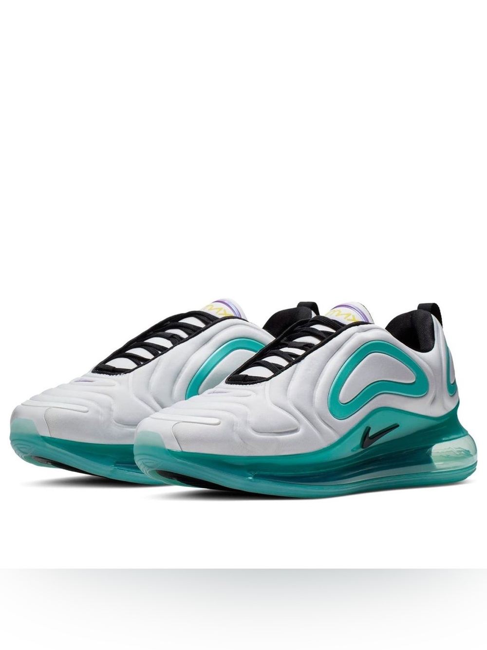 Nike Men’s Air Max 720 White Teal Wave Sneakers